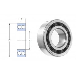 ROULEMENT RIGIDE A 2 RANGEES DE BILLES Nsk 17X47X19
